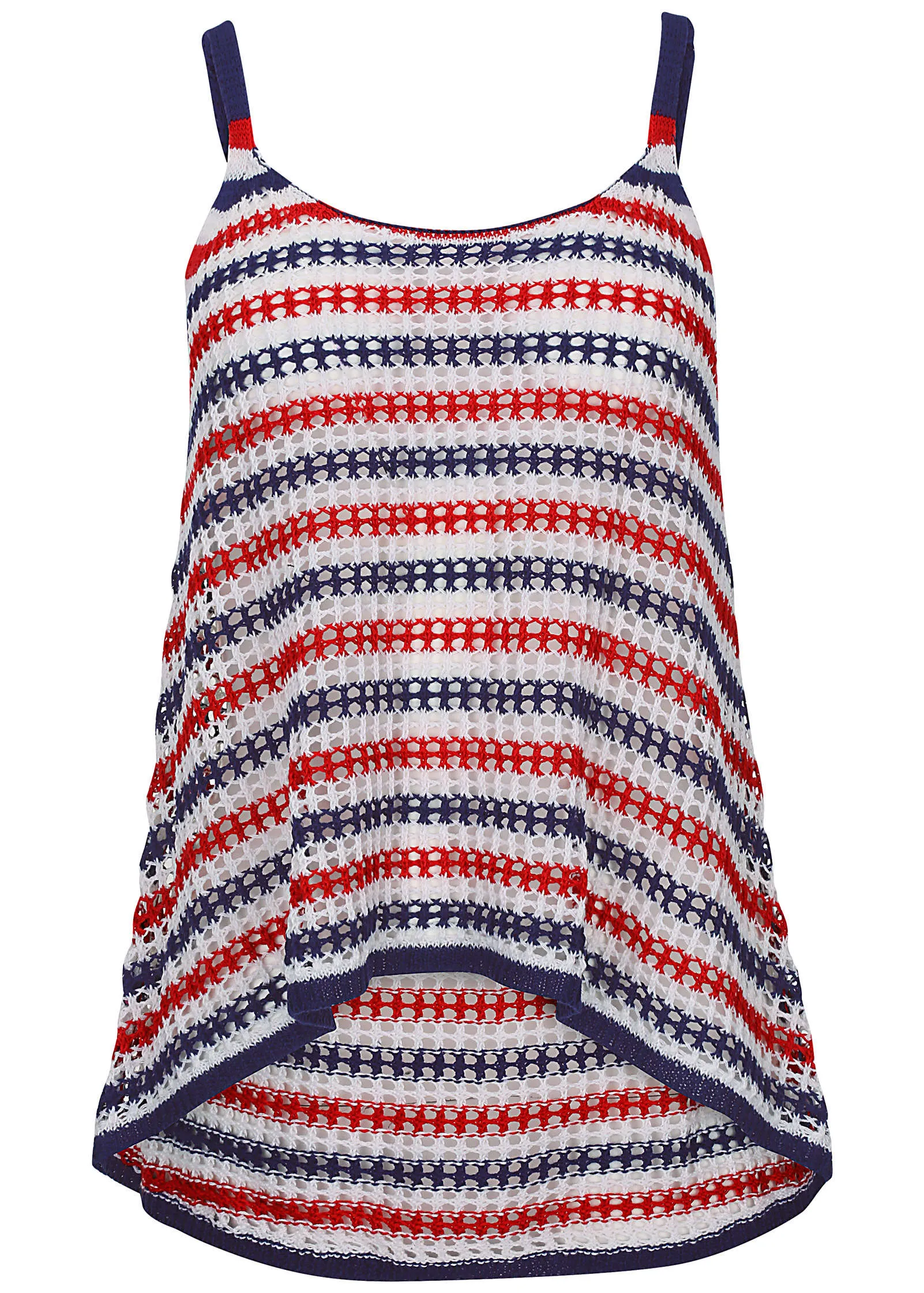 Crochet Cover-Up Tank Top - Americana sold by VENUS product image thumbnail 4