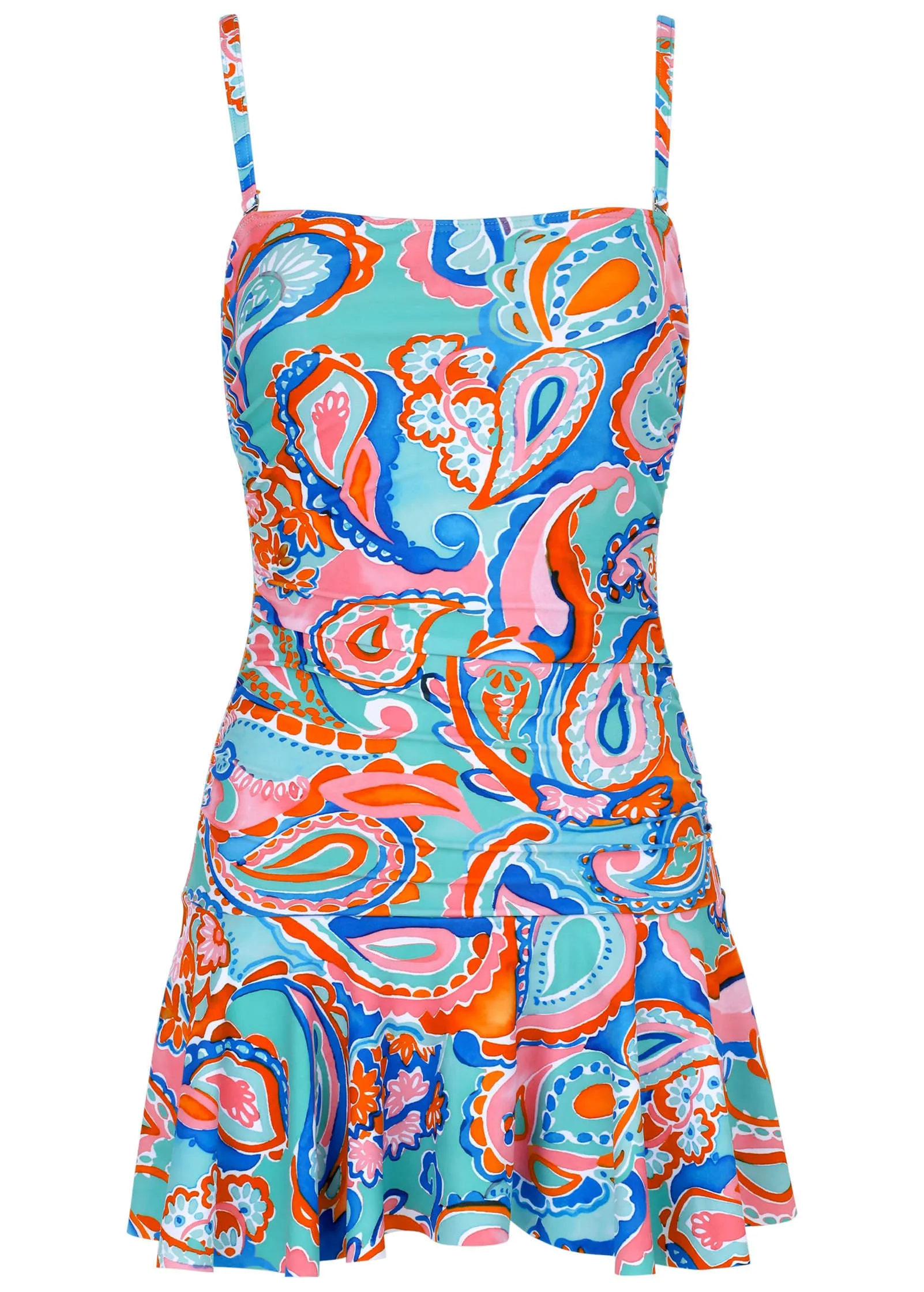 Venice Skirted Swim Dress - Salsa Paisley sold by VENUS product image thumbnail 3