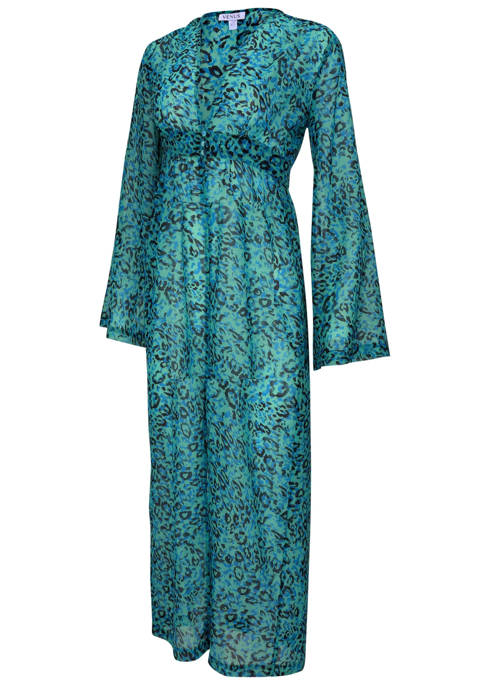 Sea Breeze Kimono Cover-Up - Ocean Animal sold by VENUS product image thumbnail 2