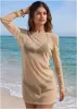 Backless Cover-Up Dress - Gold sold by VENUS