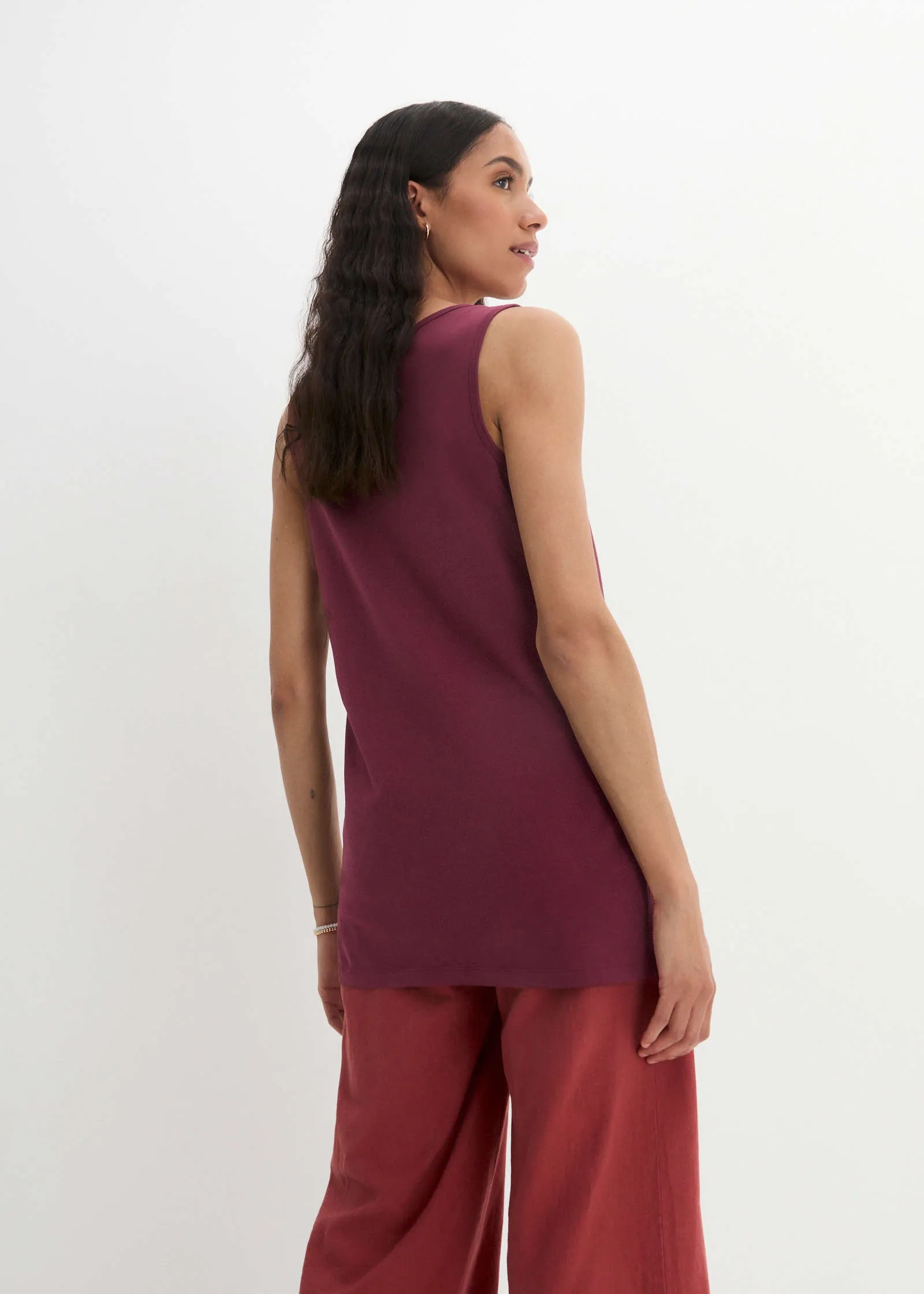 Pack Of 2 Tank Tops - Berry & Beige sold by VENUS product image thumbnail 3