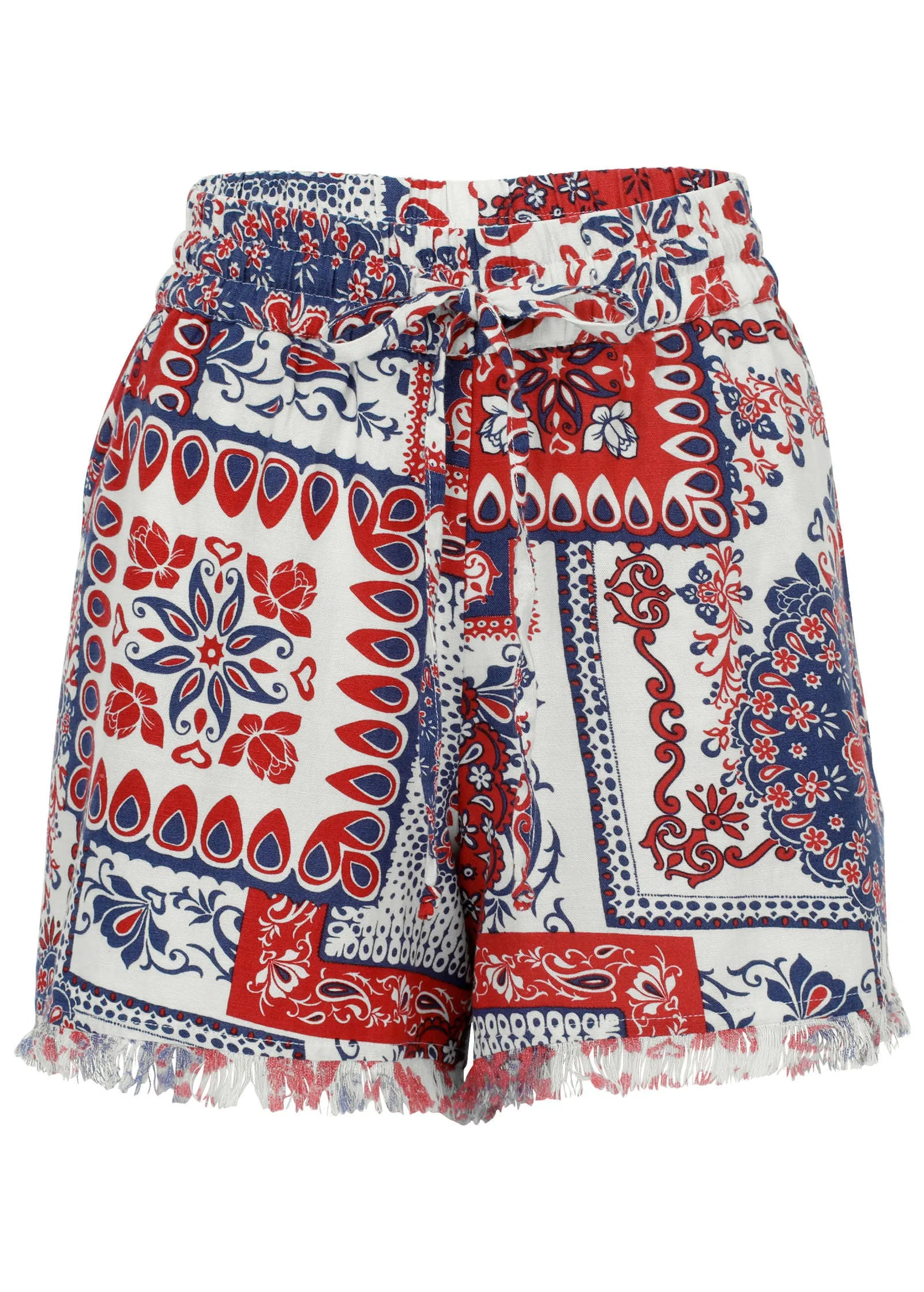 Linen Americana Short - Heritage Bandana Medley sold by VENUS product image thumbnail 5