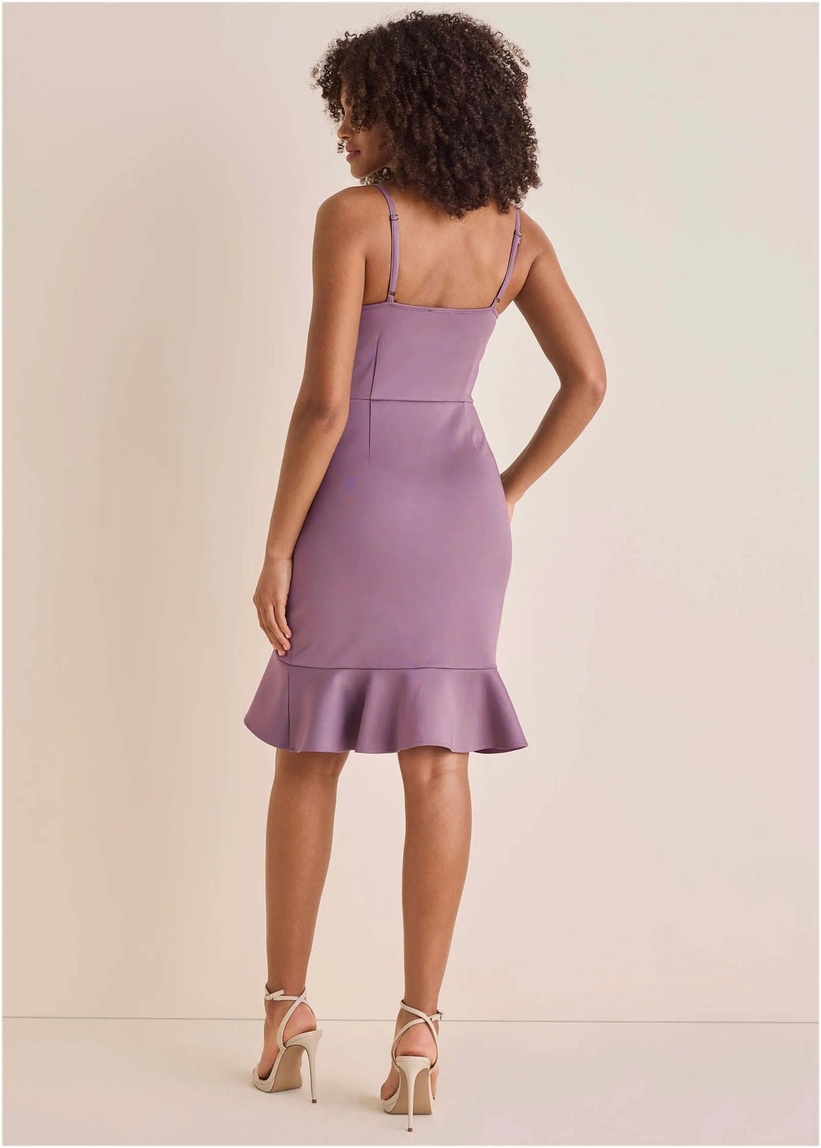 Bow And Ruffle Detail Dress - Valerian sold by VENUS product image thumbnail 3