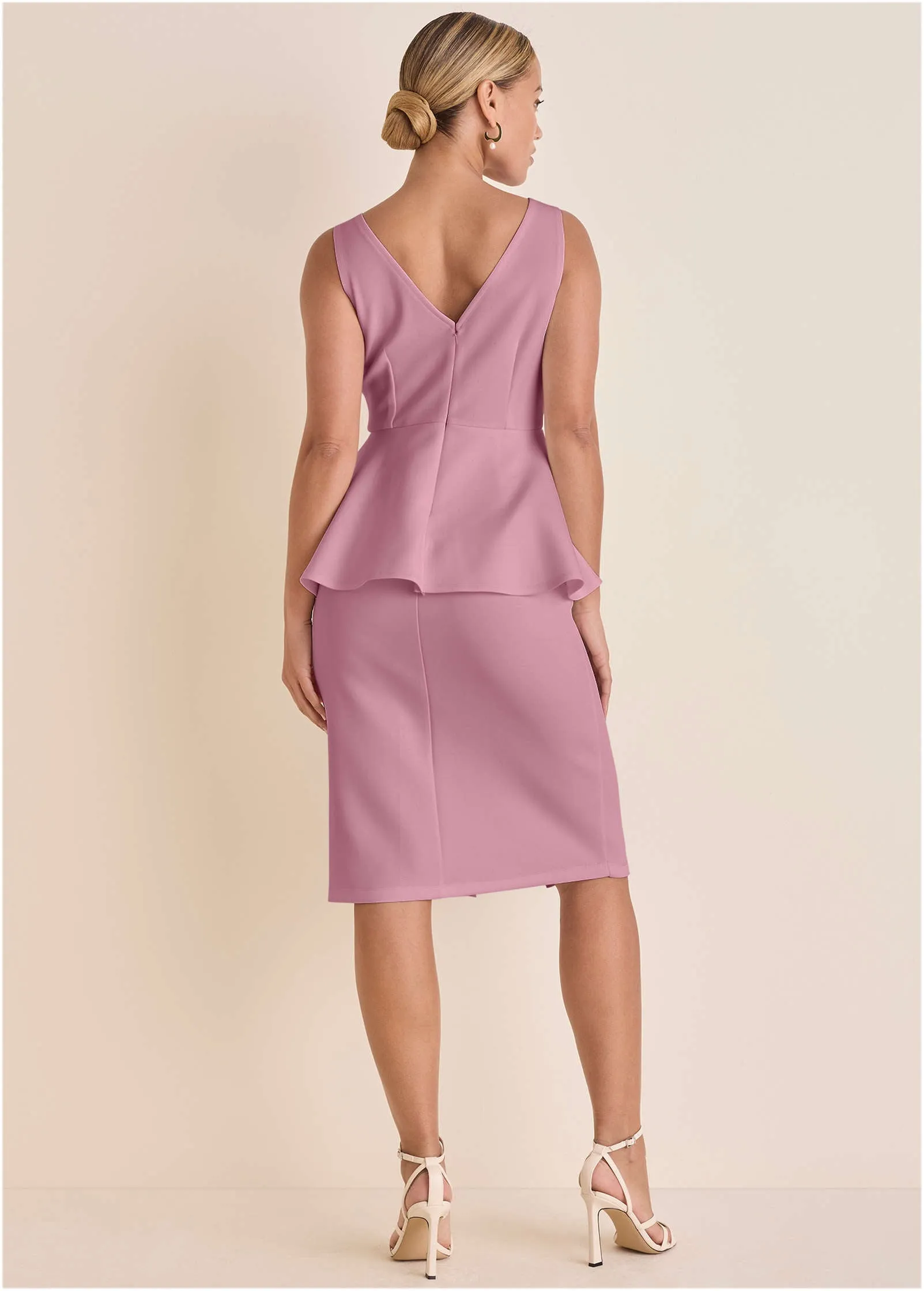 Peplum Ruffle Dress - Polignac sold by VENUS product image thumbnail 3