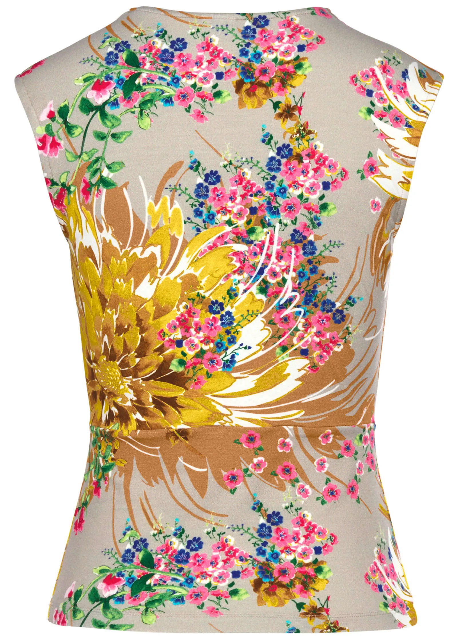 Wrap Blouse - Yellow Multi sold by VENUS product image thumbnail 3