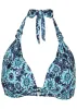 Goddess Push-Up Halter Top - Cool Kaleidoscope sold by VENUS