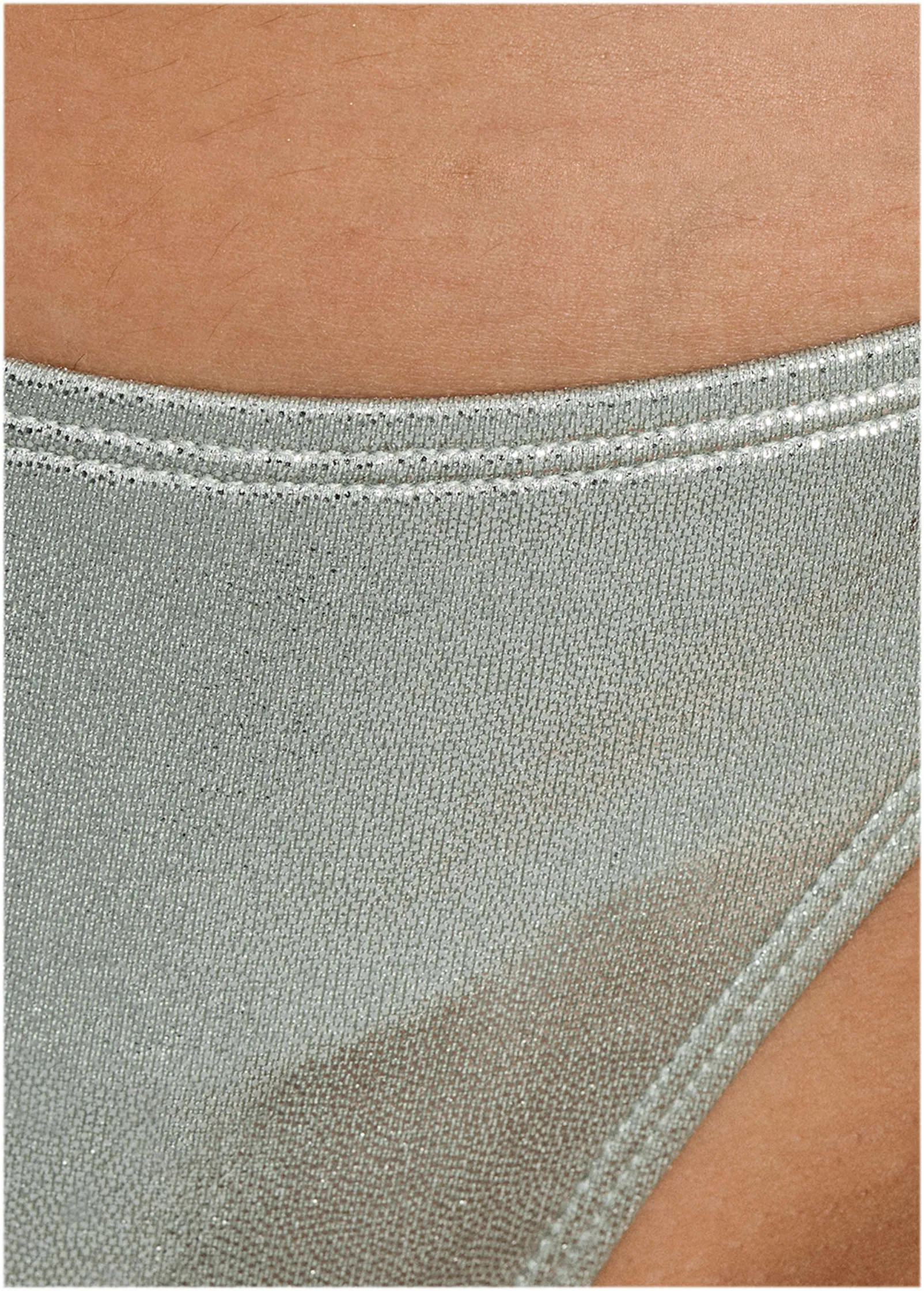 Shine Miami Tie Side Moderate Bottom - Silver Metallic sold by VENUS product image thumbnail 4