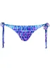 Miami Tie Side Moderate Bottom  - Blurred Leopard Stripe sold by VENUS