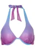 Shine Belize Underwire Halter Top - Shimmering Ocean Ombre sold by VENUS