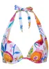 Marilyn Push-Up Halter Top - Citrus Floral sold by VENUS