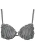 Gingham Bermuda Underwire Top - Black & White sold by VENUS