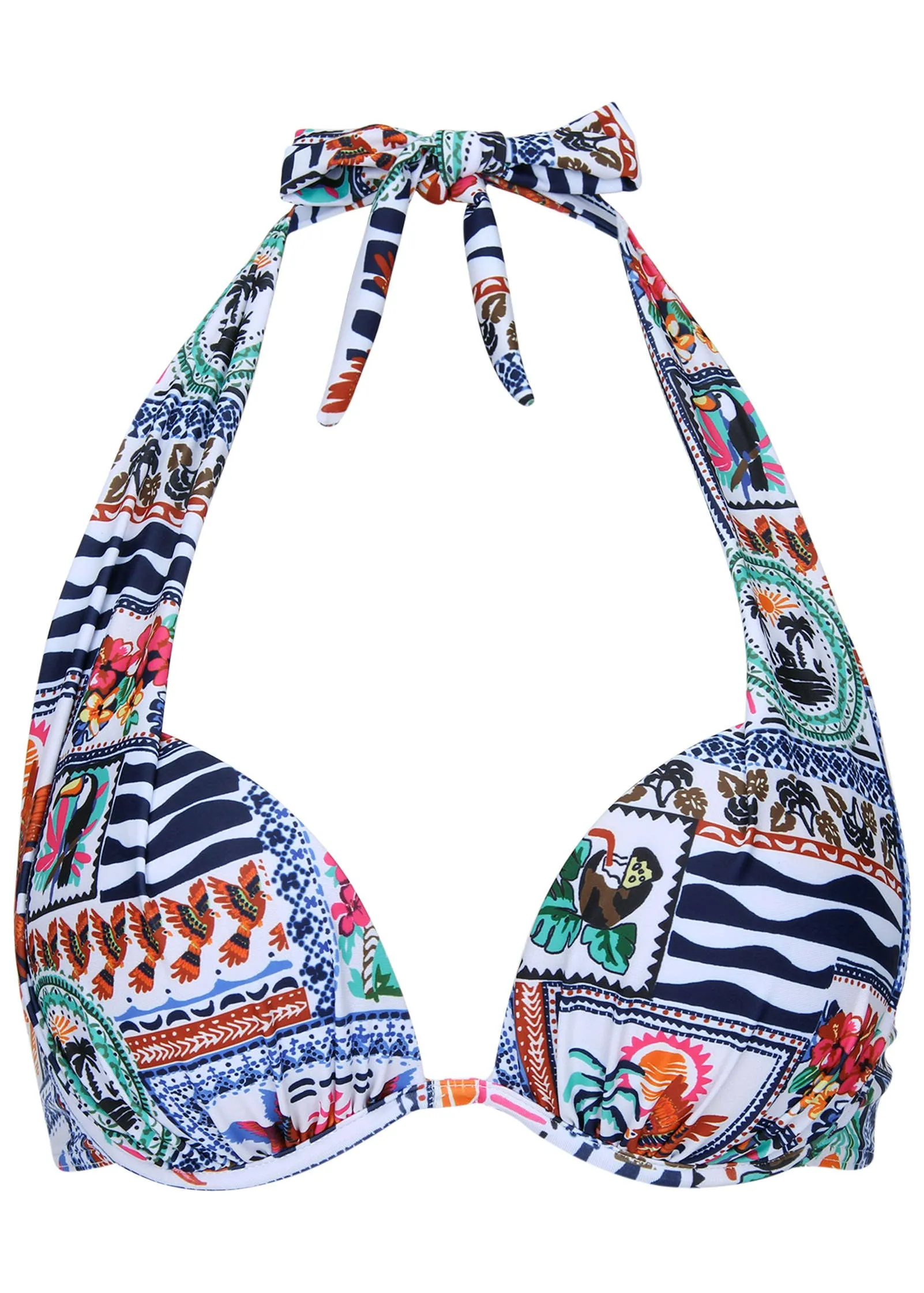 Marilyn Push-Up Halter Top - Postcard Vacay sold by VENUS product image thumbnail 4