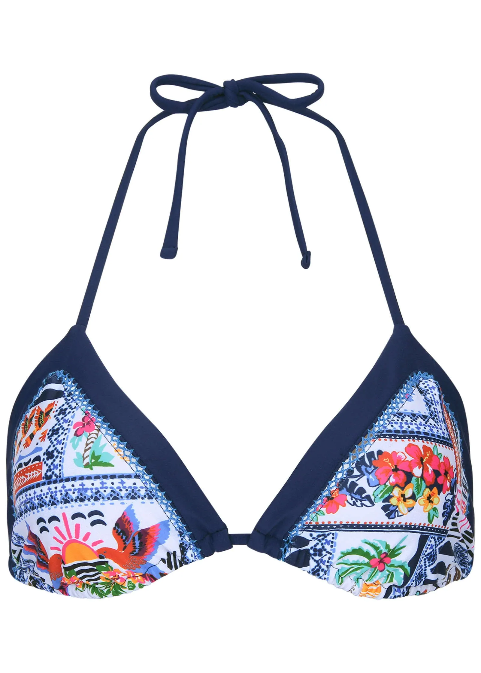 Hamptons Diamond Stitch Triangle Top - Postcard Vacay sold by VENUS product image thumbnail 4