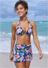 Marilyn Push-Up Halter Top - Evening Bloom sold by VENUS