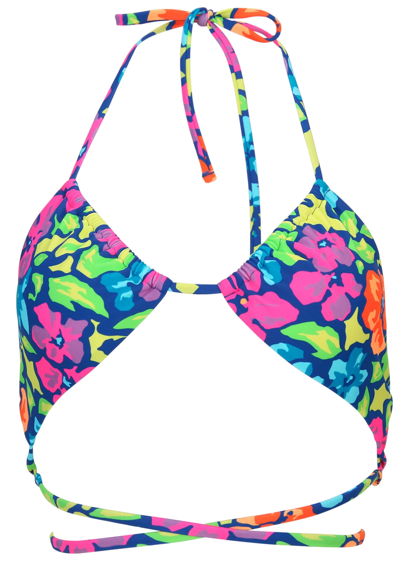 Strappy Ibiza Triangle Top - Flower Garden sold by VENUS product image thumbnail 3