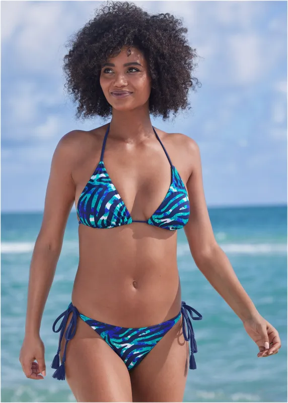 Miami Tie Side Moderate Bottom  - Sea Bliss sold by VENUS