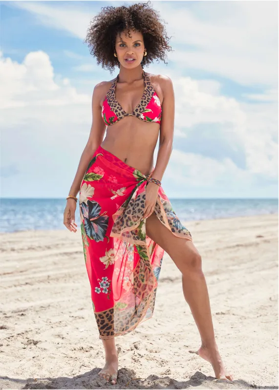 Belize Underwire Halter Top - Tula Floral sold by VENUS
