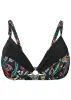 Draped Ring Underwire Top - Midnight Elegance sold by VENUS