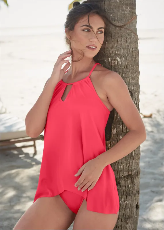Georgia Tankini - Sunset Pink sold by VENUS