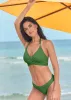 Laguna Wrap Underwire Top - Everglades Green sold by VENUS
