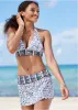 Bohemian Swim Skirt - Lotus Flowers sold by VENUS