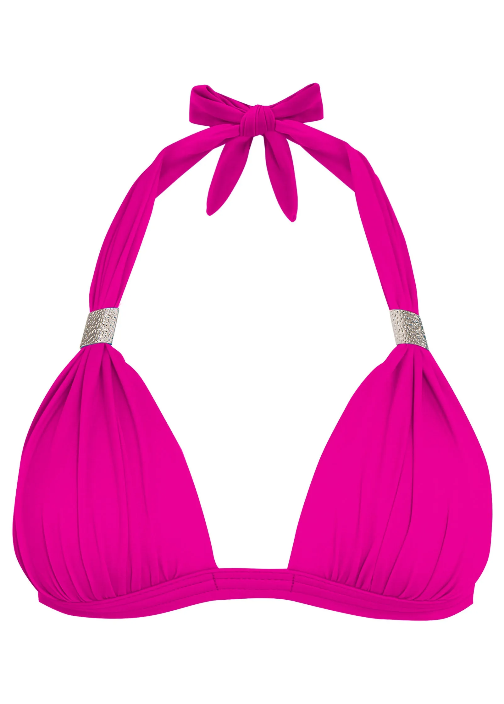Goddess Push-Up Halter Top - Electric Pink sold by VENUS product image thumbnail 4