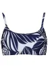 Oahu Underwire Top - Contrast Bold Leaves sold by VENUS