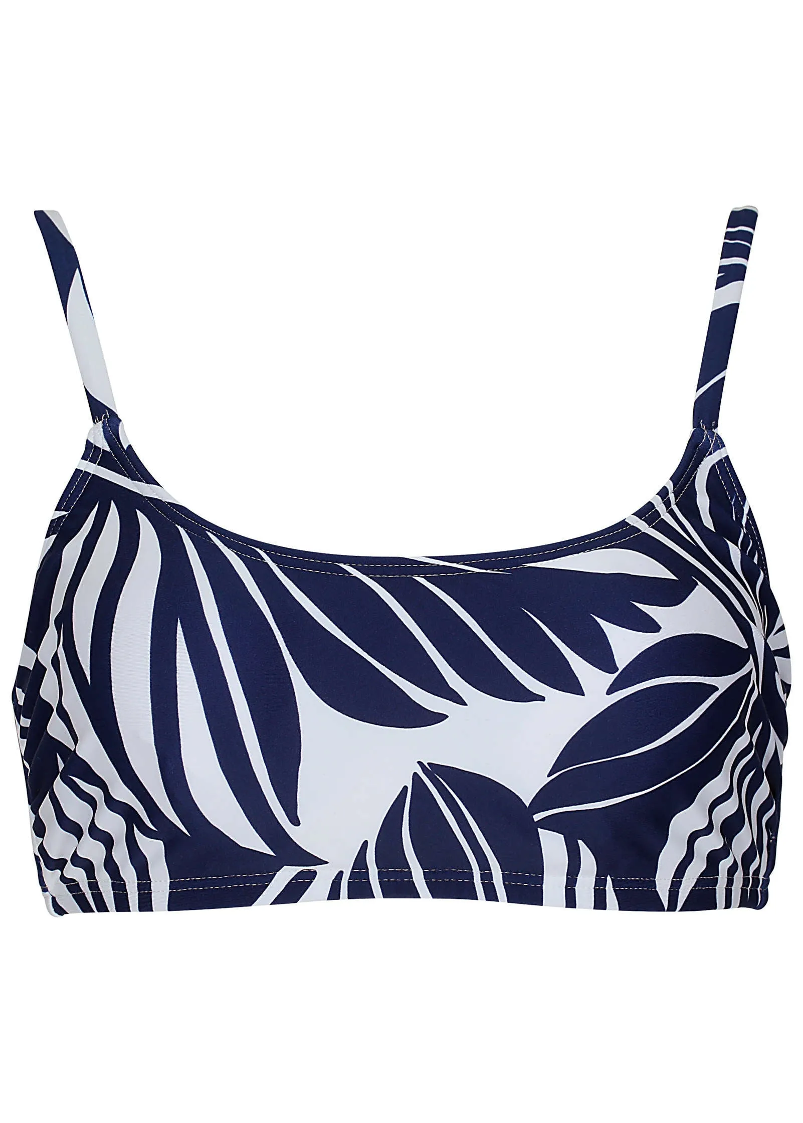 Oahu Underwire Top - Contrast Bold Leaves sold by VENUS product image thumbnail 3