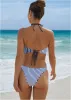 Reversible Malibu Cheeky Bottom - Reversible Navy Stripe sold by VENUS