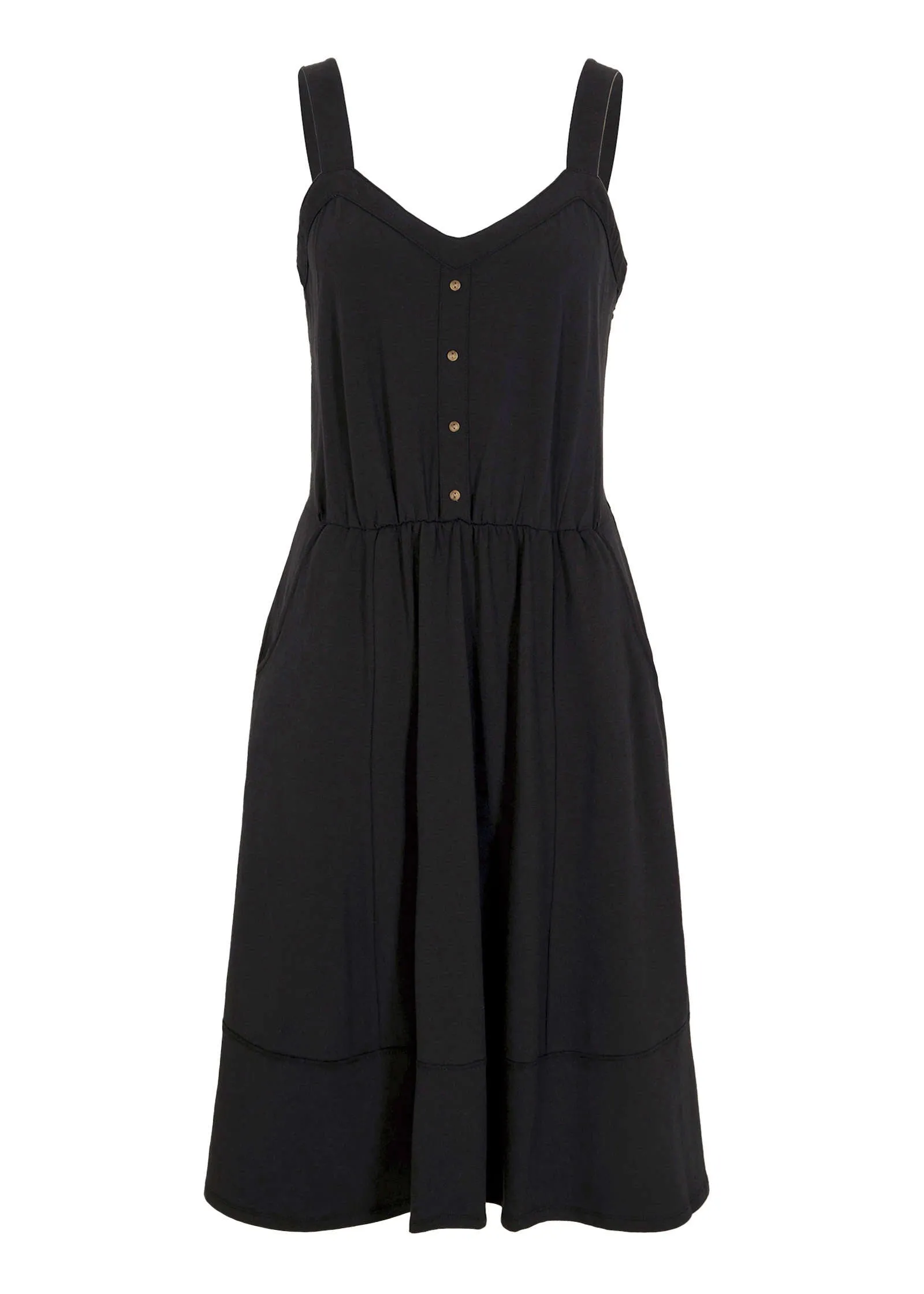 Jersey Sun Dress - Black sold by VENUS product image thumbnail 3