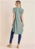 Dot Mesh Maxi Top - Iceberg Green sold by VENUS