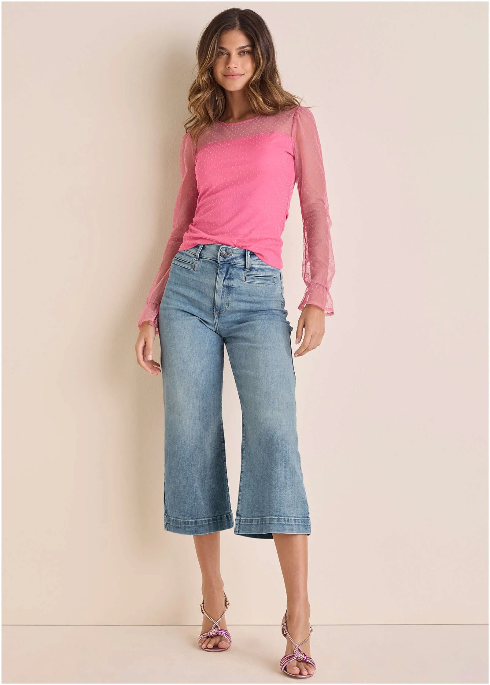 Dot Mesh Top - Polignac sold by VENUS product image thumbnail 2