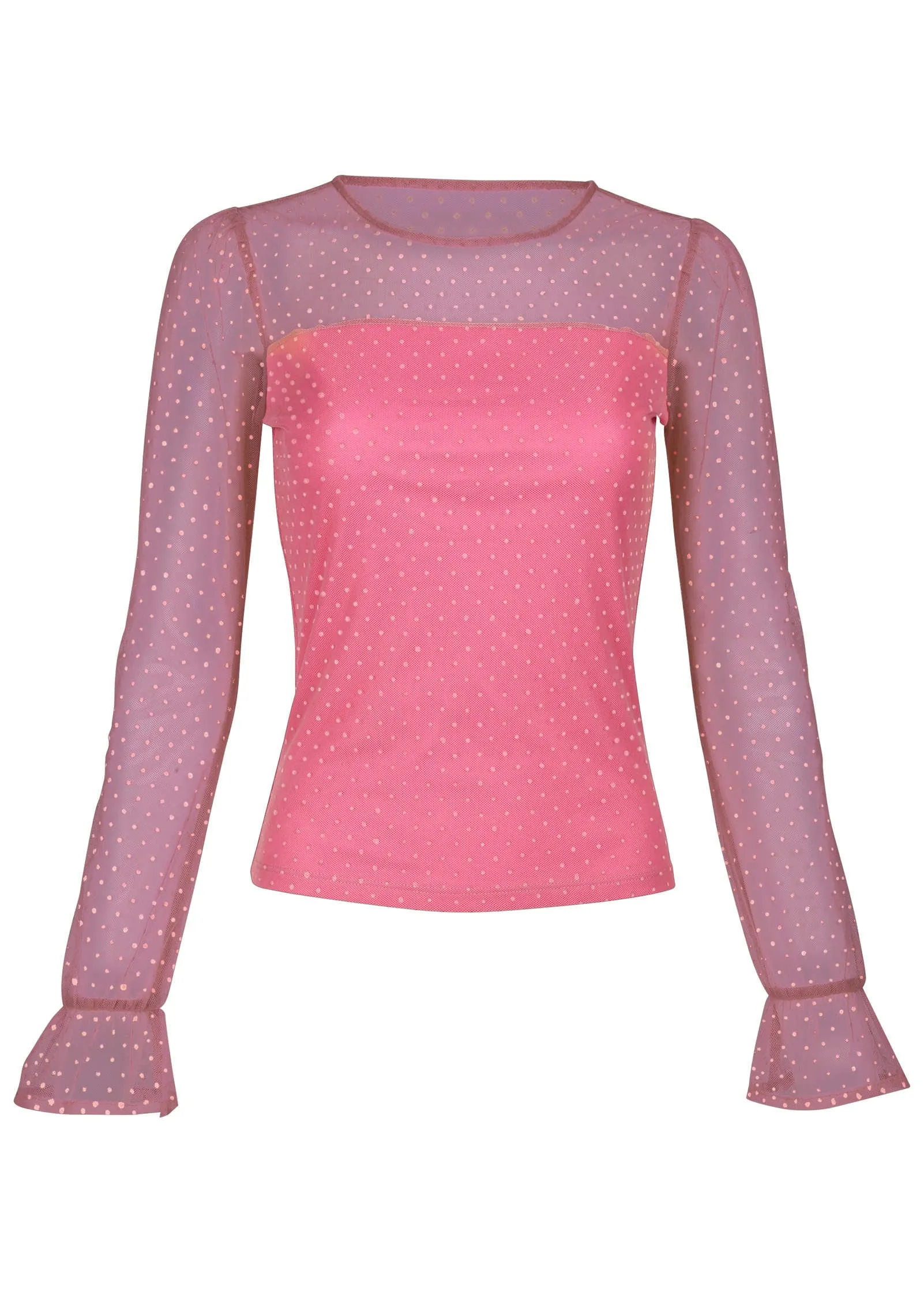 Dot Mesh Top - Polignac sold by VENUS product image thumbnail 5