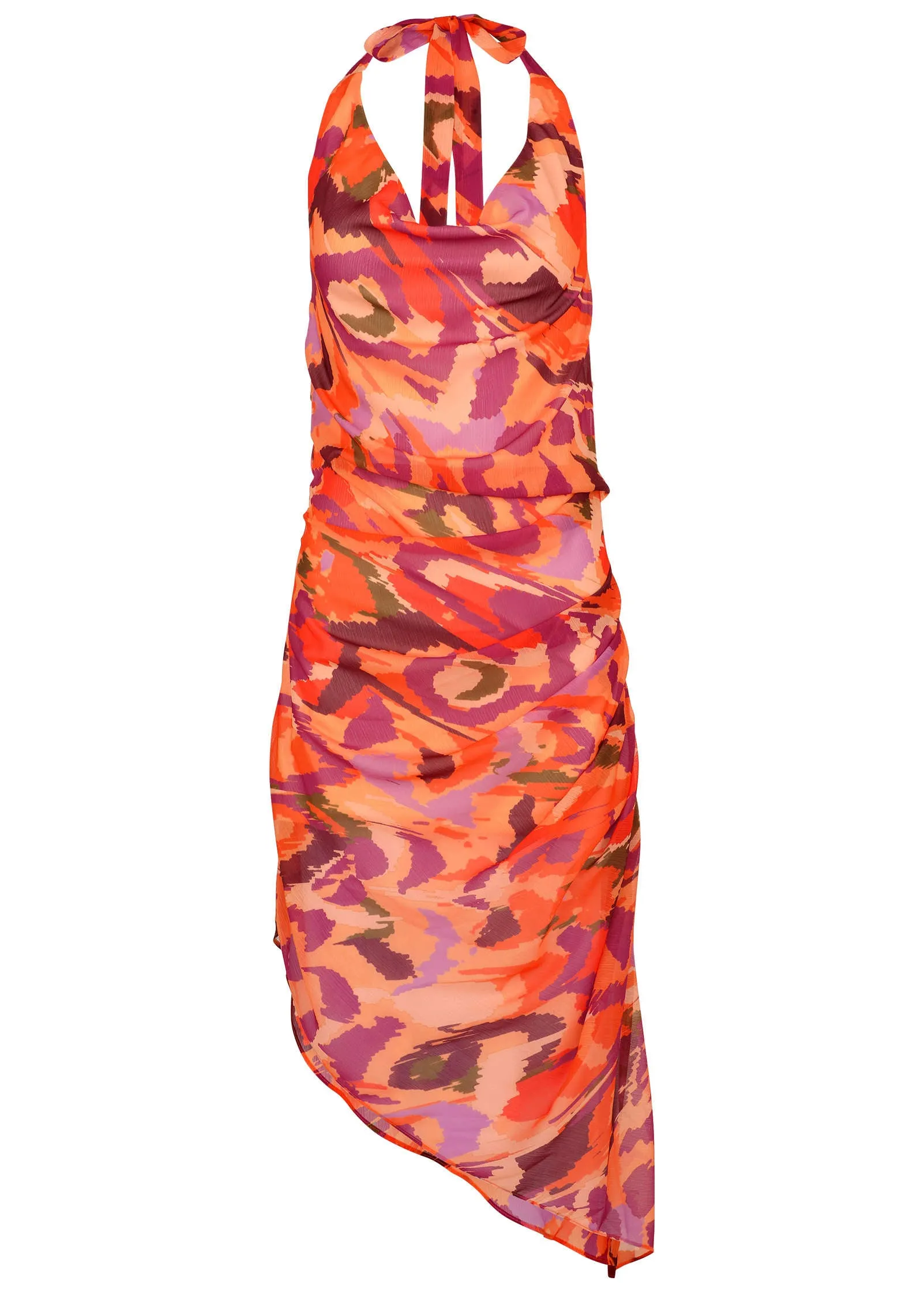Chiffon High-Low Dress - Soft Ikat sold by VENUS product image thumbnail 3