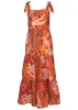 Tiered Maxi Dress - Parrot Palm sold by VENUS