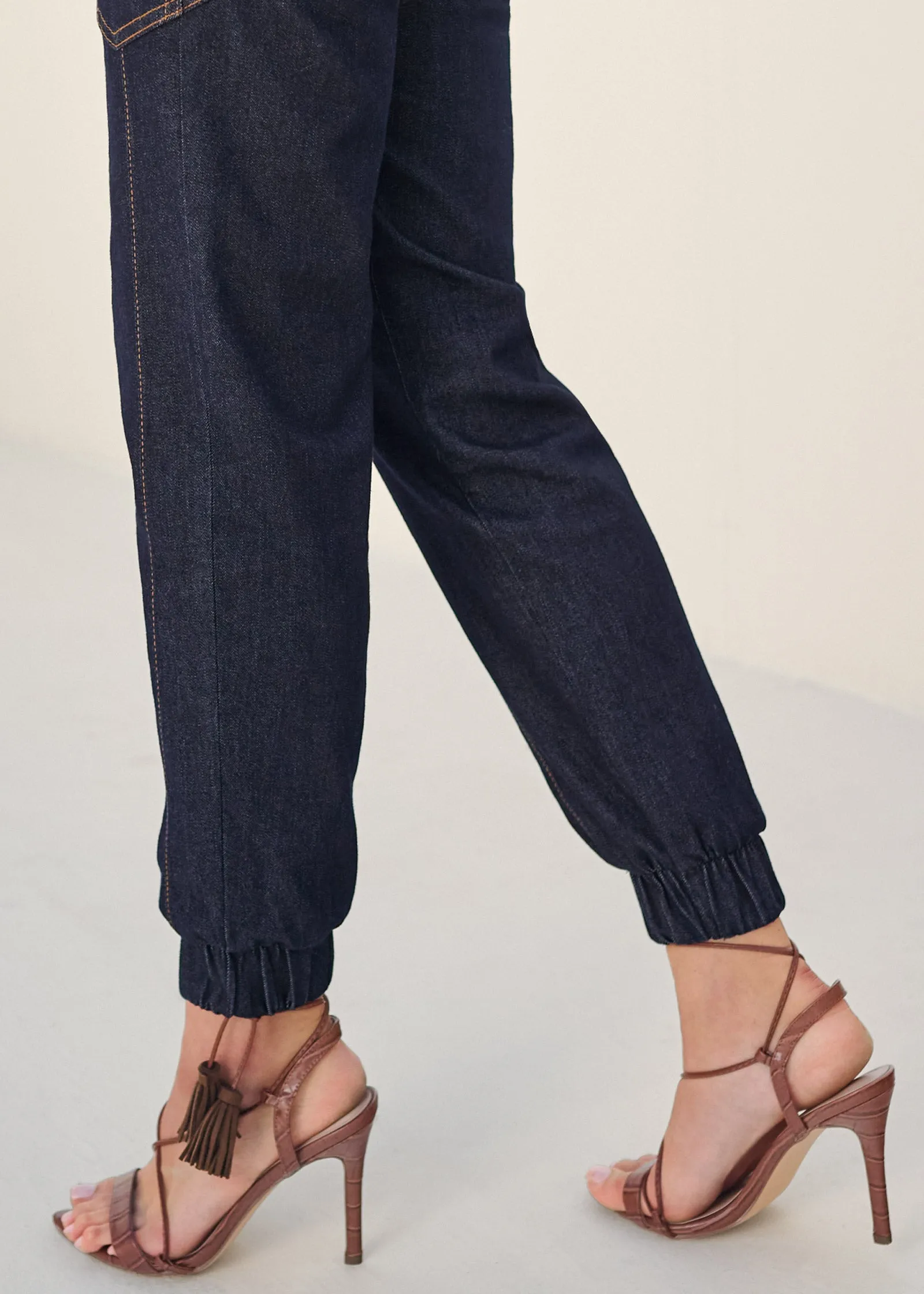Denim Cargo Pants - Indigo Blue sold by VENUS product image thumbnail 5