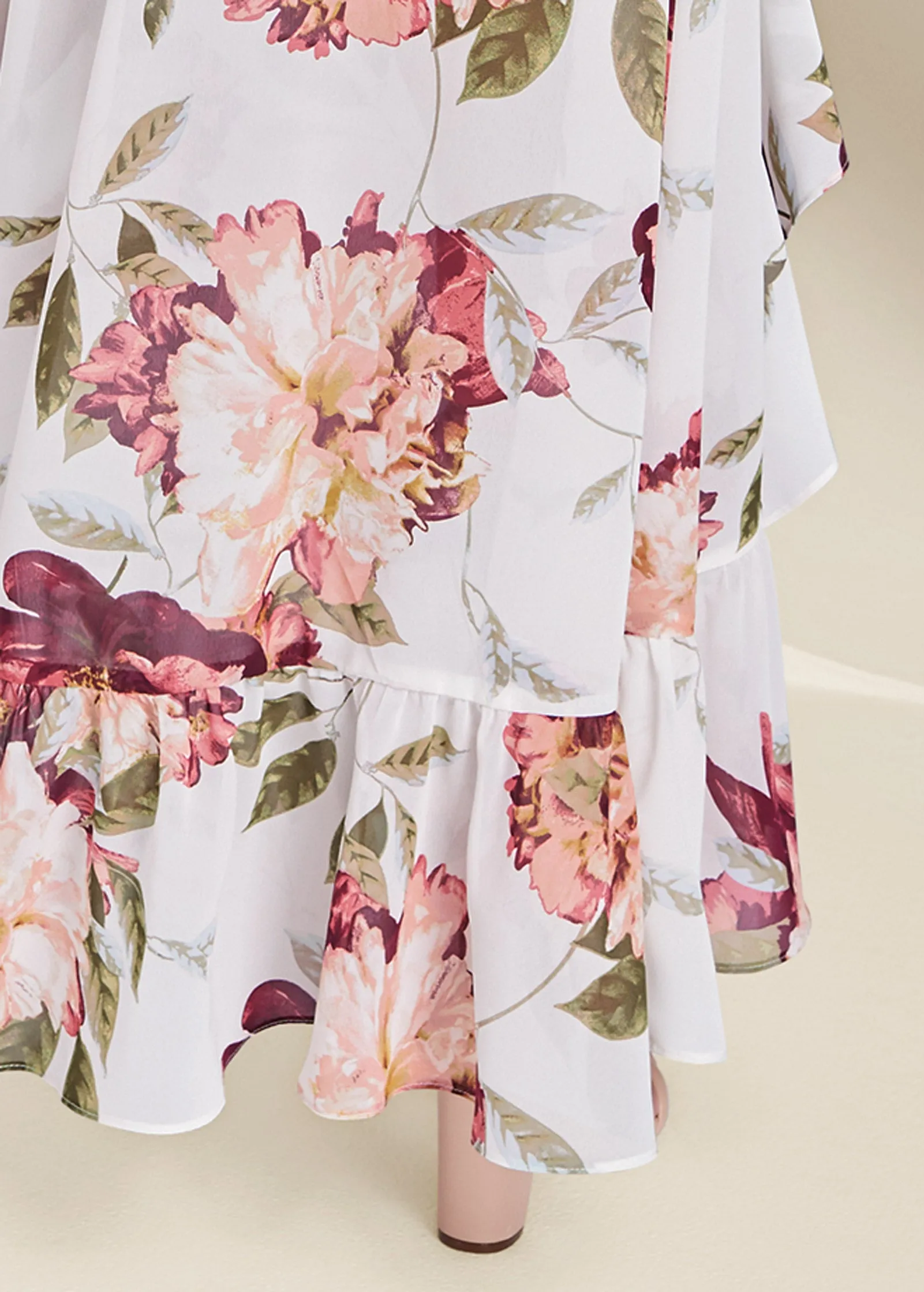 Strapless Smocked Dress - White Multi sold by VENUS product image thumbnail 4