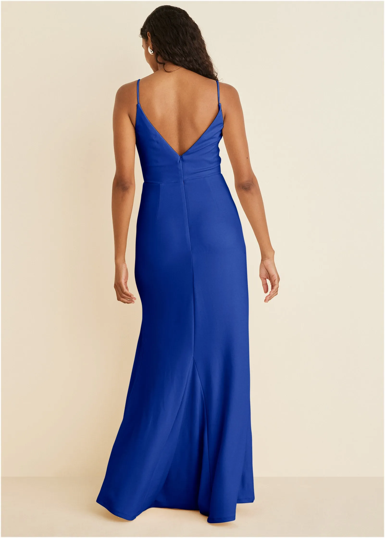 Matte Jersey Maxi Dress - Blue sold by VENUS product image thumbnail 2