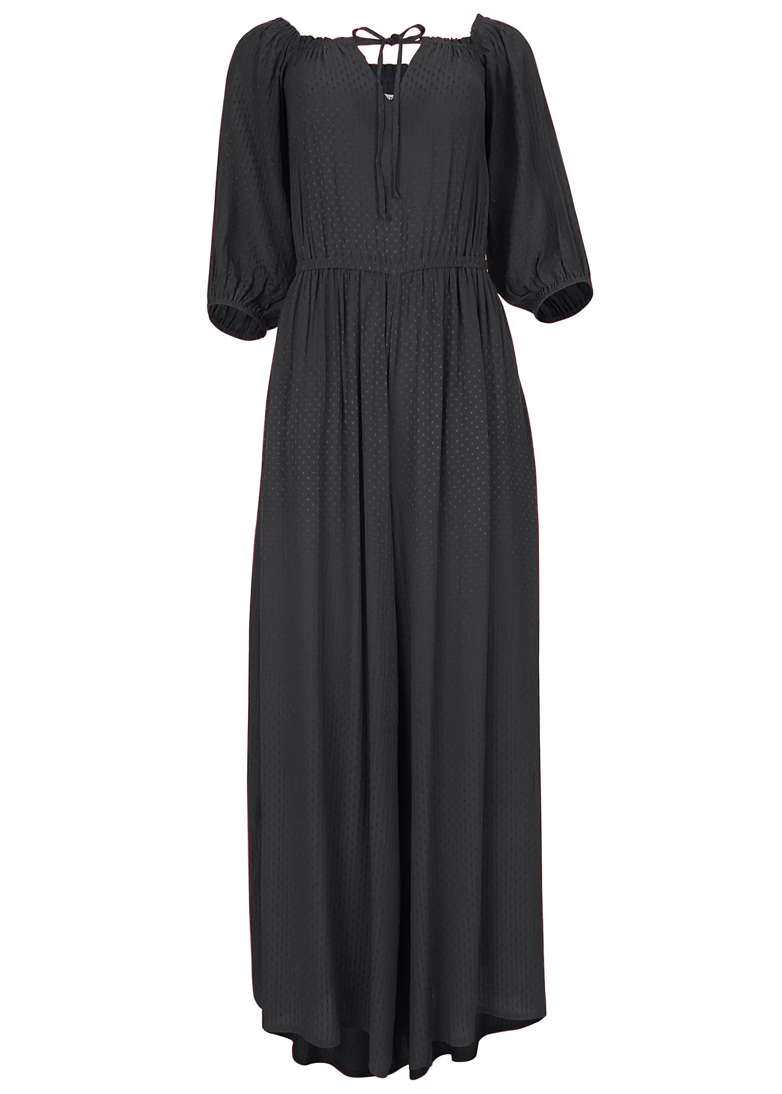 Off-The-Shoulder Jumpsuit - Black sold by VENUS product image thumbnail 2