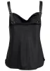 Cowl Neck Tank - Jet Black sold by VENUS