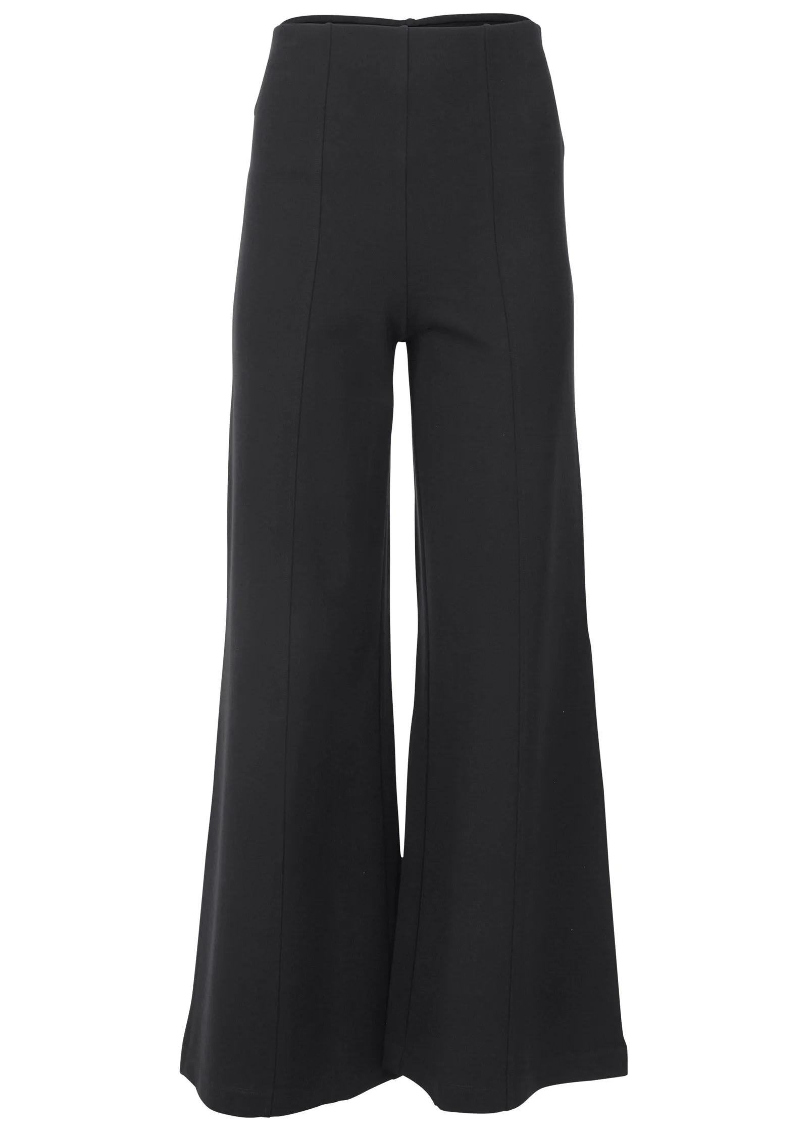 Smoothing Ponte Wide-Leg Pants - Jet Black sold by VENUS product image thumbnail 5