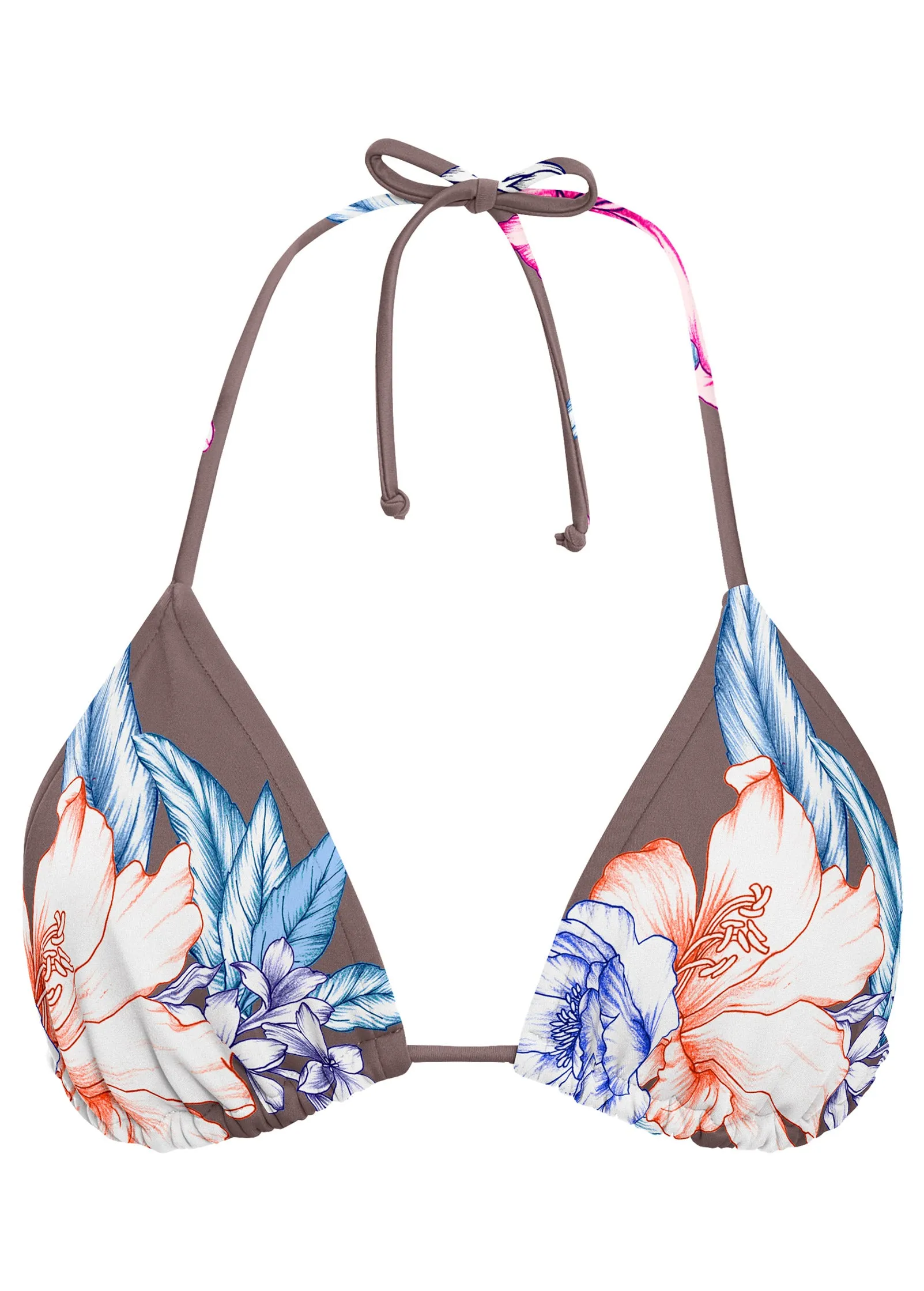 Bahama Triangle Bikini Top - Hawaiian Floral sold by VENUS product image thumbnail 5