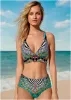 Anguilla Halter Bikini Top - Mirrored Jungle sold by VENUS