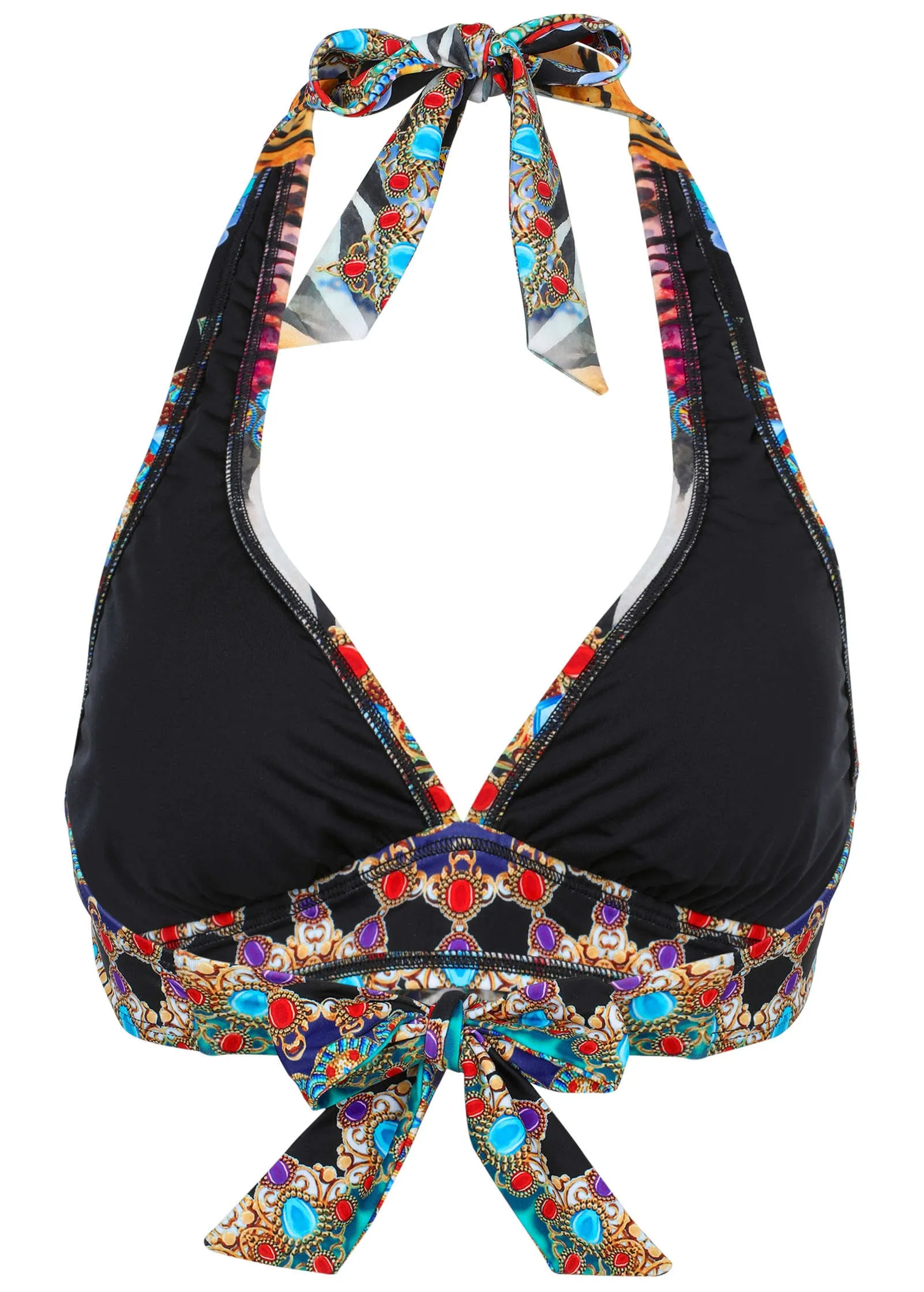 Anguilla Halter Bikini Top - Mirrored Jungle sold by VENUS product image thumbnail 4