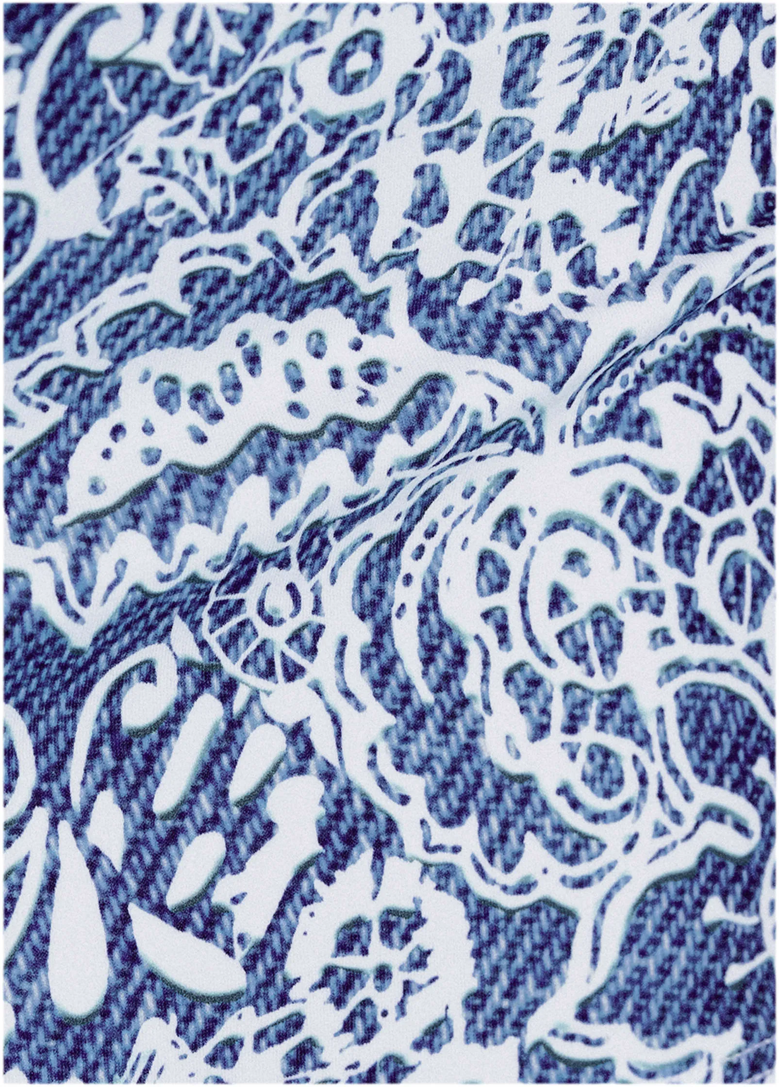 Aruba Swim Bikini Skirt - Denim Anglaise Paisley sold by VENUS product image thumbnail 3