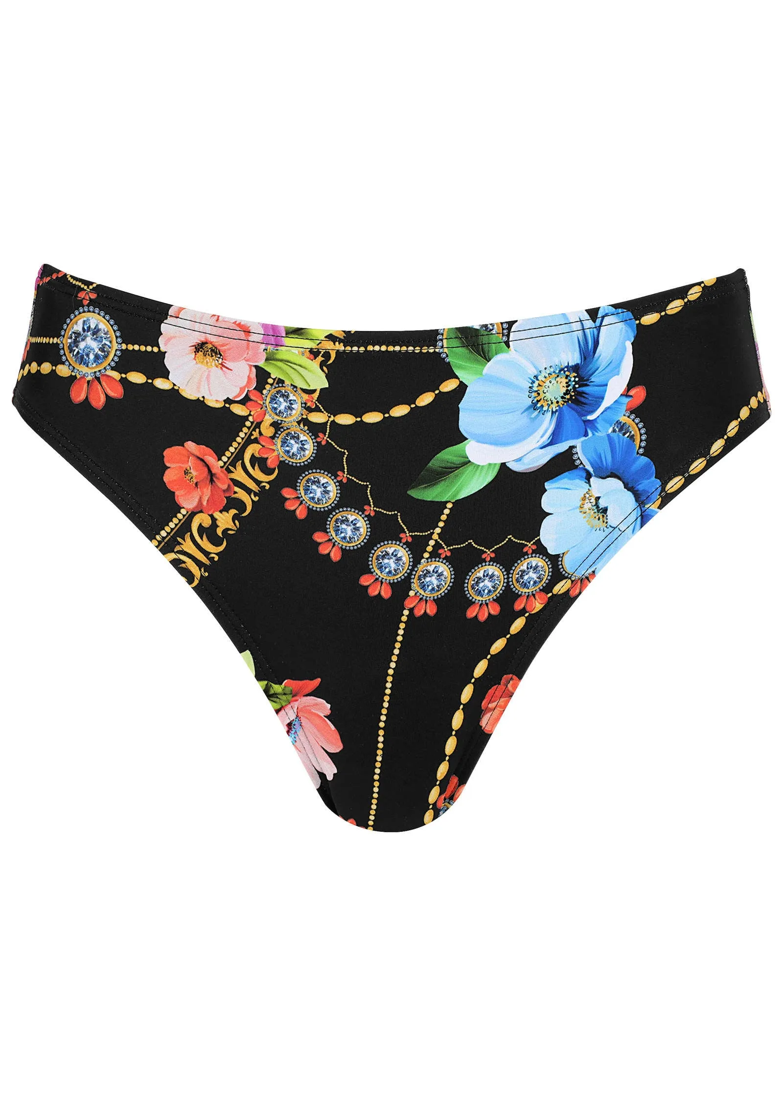 Fiji Moderate Bikini Bottom - Beaded Floral sold by VENUS product image thumbnail 4