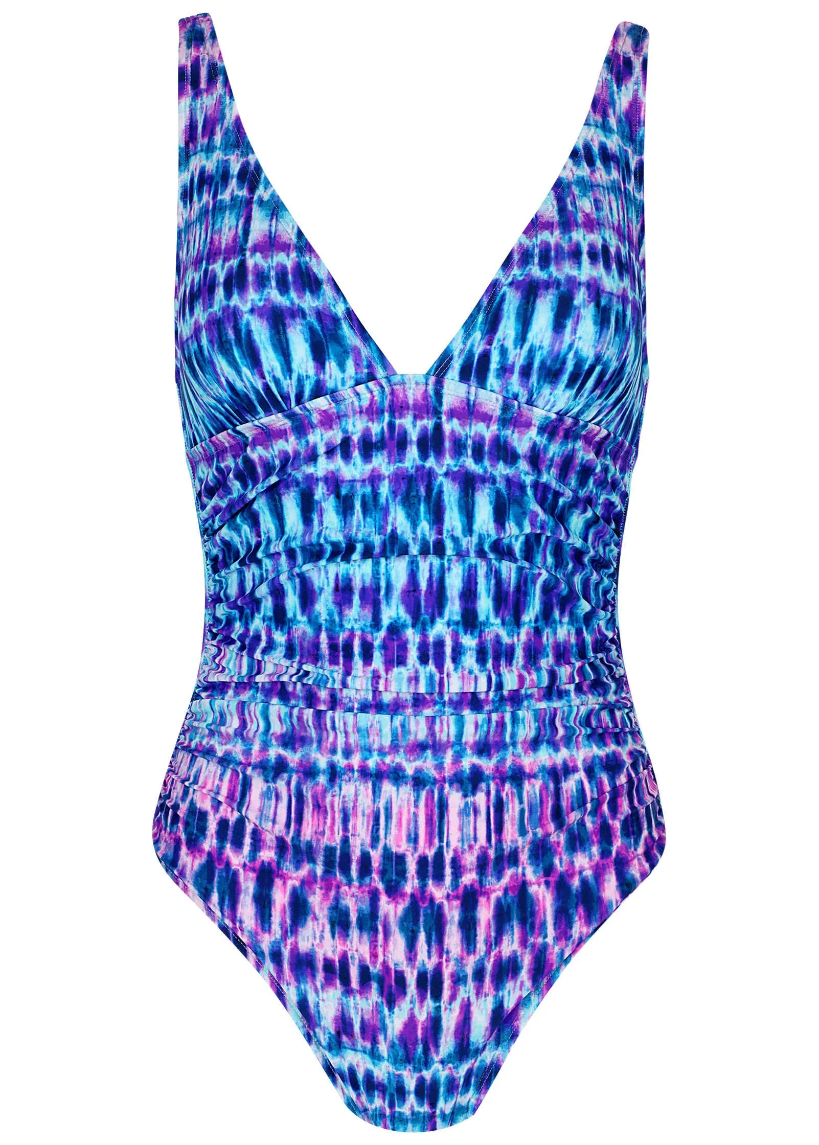 Riviera Ruched Swimsuit - Blurred Leopard Stripe sold by VENUS product image thumbnail 3