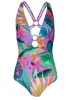 Barbados One-Piece Swimsuit - Purple Paradise sold by VENUS