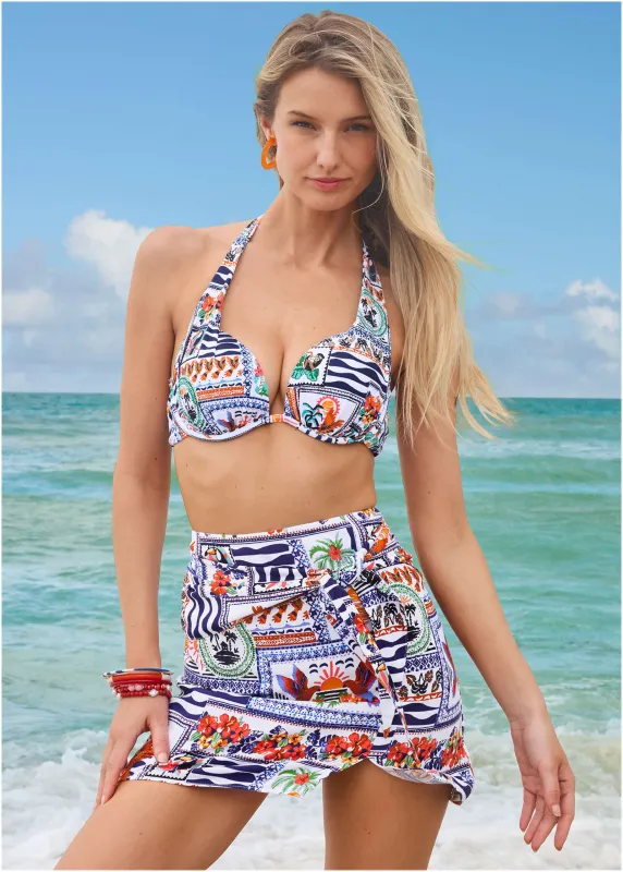 Marilyn Push-Up Bikini Top - Postcard Vacay sold by VENUS