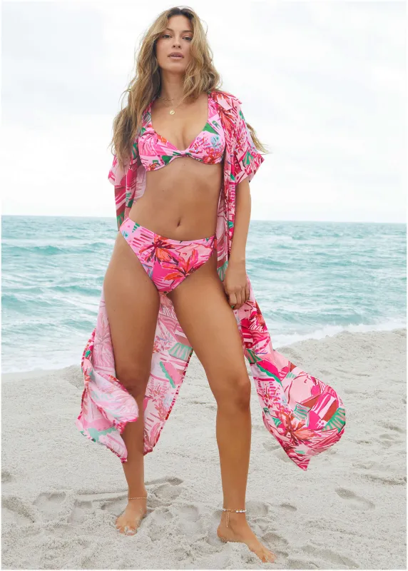 Fiji Moderate Bikini Bottom - Seaside Escape sold by VENUS